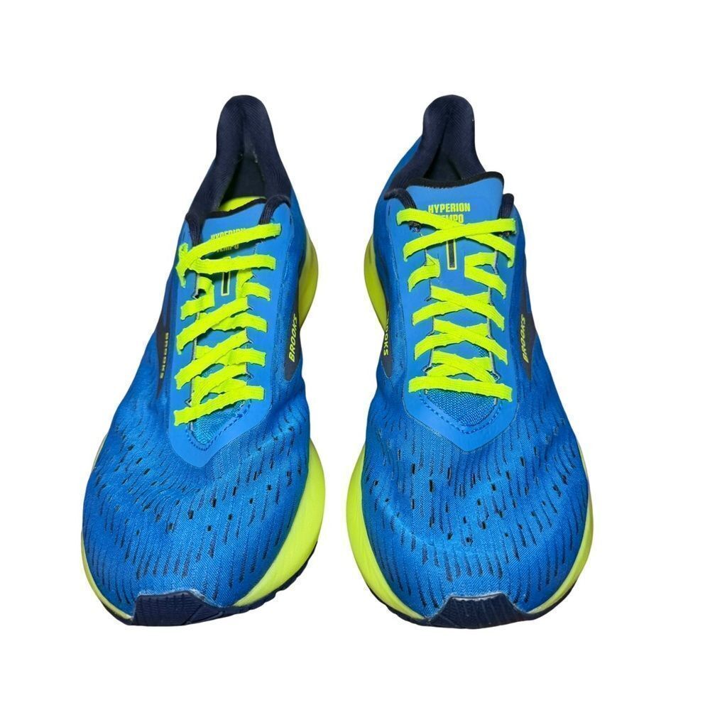 Brooks Men's Blue and Neon Yellow Athletic Shoes Hyperion max size 12 - Picture 2 of 7
